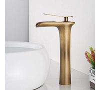 NBYGSC Bathroom Waterfall Faucets Single Hole Cold and Hot Water Tap Basin Mixer Taps,Sink Faucet