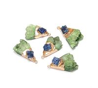 NBYGSC Beads Natural Stone Pendant,Irregular Quartz Charms for Jewelry Making Necklace Earring Accessories 1pcs for Jewelry Making (Size : 4)