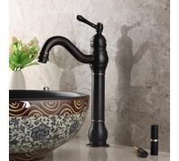 NBYGSC Black Oil Rubbed Bronze Faucet Basin Stream Spout Bathroom Deck Mount Sink Vanity Tap Mixer Faucet,Kitchen faucets