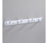 NBYGSC Black White Robe Kitchen Towels Bag Hat Mounted Clothes Rack, Wall Hanger Bathroom Hardware Coat Hook Rail