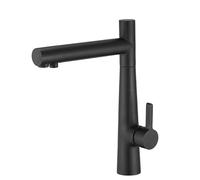 NBYGSC Brass Swivel 3 Way Filter Faucet for Kitchen Sink-Grey(Black)