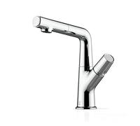 NBYGSC Brush Gold Bathroom Rotat Pull out Sink Mixer Tap Slid up and Down Basin Lavtory Faucet