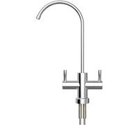 NBYGSC Brushed 360° Rotating Kitchen Sink Faucet with Filter Reverse Osmosis Compatible Tap for Clean Fresh Drinking Water
