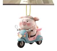 NBYGSC Car Pendant 2D Acrylic - Vehicle Swing Hog Ornament | Cute Pendant Swing Decoration Auto Interior Ornament for Keychain Wall Window Car Rear View Mirror Bag