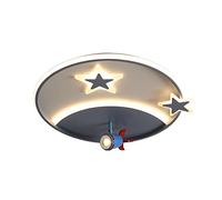 NBYGSC Ceiling Chandelier, Creative Colored Cartoon Ceiling Lamp Semi Flush Mount Ceiling Lights Bedroom Light Star Pendant Light Personality Warm Children's Room Chandelier Interesting Life