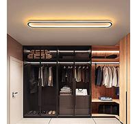 NBYGSC Ceiling Chandelier, Hallway Aisle Veranda Ceiling Light Ceiling Lamp Dimmable Indoor Lighting Metal Frame Acrylic Ultraslim Long Strip Lobby Hall Balcony Minimalistic [Energy Class A]