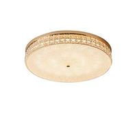 NBYGSC Ceiling Chandelier, Nordic Light Luxury Crystal Ceiling Lamp Chandelier Round Bedroom Ceiling Light Warm Romantic Dining Room Ceiling Lighting Fixture Interesting Life