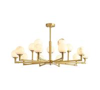NBYGSC Chandeliers, Household Chandeliers, Gold Brass Fixture Vintage Ing for Dining Room Kitchen Living Room Bedroom/Brass./6 s