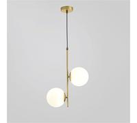 NBYGSC Chandellos de Pájaro Magic Bean Molecular, Llamada a la Mente de una Semilla, Diseno Sencillo con Capucha de Vidrio, Iluminación De Techo para Habitaciones del Dormitorio y Restaurante, Decora