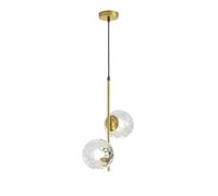 NBYGSC Chandellos de Pájaro Magic Bean Molecular, Llamada a la Mente de una Semilla, Diseno Sencillo con Capucha de Vidrio, Iluminación De Techo para Habitaciones del Dormitorio y Restaurante, Decora
