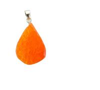 NBYGSC Charm Jewelry 1pcs Natural Stone Drop Pendant Agate Crystal Drop-Shaped Necklace