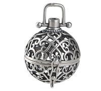 NBYGSC Charm Jewelry Feng Shui Necklace Aromatherapy Charm Pendant Necklace 26 * 18mm Sterling Necklace for Women Antique Chain Necklace Long Necklace Amulet Attra Wealth Good Fortune