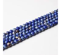 NBYGSC Charm Jewelry Natural Jewelry Multicolor The Emperor Stone Loose Stone Jewelry Beads 4/6/8/10mm Bracelet Necklace (Color : A, Size : 10mm 38beads)