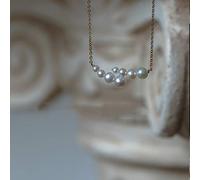 NBYGSC Charm Jewelry Natural Pearl Necklace Female Clavicle Chain Adjustable Chain Length ing Crystal Necklace Wedding Necklace Metaphysical Jewelry Crafts Jewelry Making Talisman for