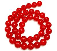 NBYGSC Charm Jewelry Natural Stone Persian Jad e Round Loose Beads for Jewelry Making Women Charm Bracelet Necklace 4/6/8/10/12mm (Color : 1, Size : 12mm About 28pcs)