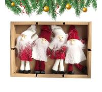 NBYGSC Christmas Ornaments, Christmas Ornaments, Festive Doll Charm for Family Celebration Window Home Party Holiday Wall Winter Door