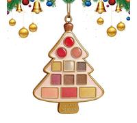 NBYGSC Christmas Ornaments - Festive Tree-Shaped Makeup Palette Décor | Creative Holiday Decoration for Beauty Lovers | Hanging Ornament for Home, Window, Wall, Party, Event, Seasonal Display