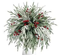 NBYGSC Christmas Picks for Crafts - Artificial Holiday Decor Stems - Christmas Decoration Branches | for Party Planners Floral Arrangers Homeowners Interior Designers Garlands Centerpieces