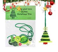 NBYGSC Christmas Tree Ornaments | Winter Holiday Educational - Button Snowman Pendant for Christmas Tree | for Door Wall Mantel Living Room Bedroom Party Kids Teens Adults Children
