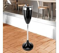 NBYGSC Cigarette Butt Container - Cigar Ashtray Stand Commercial Metal Smokers Large and Tall Outdoor Ashtrays for Cigarette Butt Disposal Outdoor Pedestal Ashtray(Black)