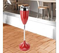NBYGSC Cigarette Butt Container - Cigar Ashtray Stand Commercial Metal Smokers Large and Tall Outdoor Ashtrays for Cigarette Butt Disposal Outdoor Pedestal Ashtray(Red)