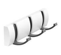 NBYGSC Coat Hook Wall Mounted Floating Rack Space-Saving Hanger with Retractable Hooks to Hang Coats Scarves Purses and More