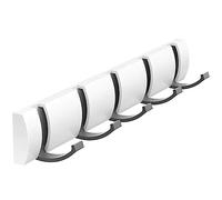 NBYGSC Coat Hook Wall Mounted Floating Rack Space-Saving Hanger with Retractable Hooks to Hang Coats Scarves Purses and More