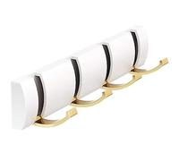 NBYGSC Coat Hook Wall Mounted Floating Rack Space-Saving Hanger with Retractable Hooks to Hang Coats Scarves Purses and More