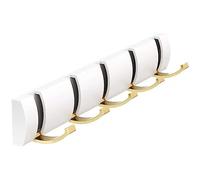 NBYGSC Coat Hook Wall Mounted Floating Rack Space-Saving Hanger with Retractable Hooks to Hang Coats Scarves Purses and More