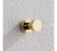 NBYGSC Coat Hooks,Wall Hangers,MultipurposeHooksAdhesive Brass Small Heavy Duty Wall Hooks Stick On Door Bathroom Towel Closet Sticky Hook Gold Hanging Coats Key Bag Organizer for Gara