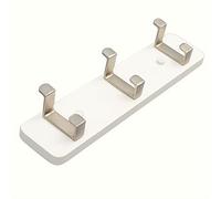 NBYGSC Coat Hooks,Wall Hangers,MultipurposeHooksCoat Rack Screw Key Holder Wall Mounted Bedroom Storage 3 Hooks Organizer for Hanging Hat Pack Jacket Towel in Hall Hallway Entryway 35.5cm, W
