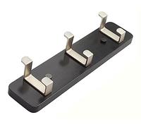 NBYGSC Coat Hooks,Wall Hangers,MultipurposeHooksCoat Rack Screw Key Holder Wall Mounted Bedroom Storage 3 Hooks Organizer for Hanging Hat Pack Jacket Towel in Hall Hallway Entryway 35.5cm, W