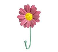 NBYGSC Creative Little Daisy Iron Coat Rack Garden Hook Wall Hanger Hooks Pretty Home Decoration Hanging Clothes Hat Towel