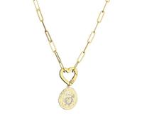 NBYGSC Crystal Zircon Sacred Heart Necklace For Women Men, Vintage Aesthetic Sacred Heart of Jesus Necklace - Red CZ Sacred Heart Pendant, Jesus Heart Necklace For Christmas Birthday