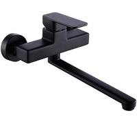 NBYGSC Double Hole Cold and Hot Water Rotation Kitchen Sink Faucet Touch-On (20cm)