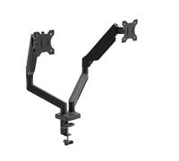 NBYGSC Dual Monitor Stand, Supports up to 32 Inches, Each Screen Can Bear 19.8 pounds, Computer Desk Stand, Adjustable Gas Spring, ° Rotation