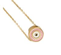 NBYGSC Evil Eye Necklace For Women and Girls, Bohemia Round Evil Blue Eyes Pendant Necklaces Color Chain Necklaces, Evil Eye Necklace Gold, Evil Eye Necklace Silver