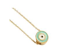 NBYGSC Evil Eye Necklace For Women and Men, Bohemia Round Evil Blue Eyes Pendant Necklaces Evil Eye Chain Necklaces, Evil Eye Necklace Gold, Evil Eye Choker, Evil Eye Necklace For Men