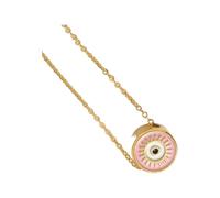 NBYGSC Evil Eye Necklace For Women and Men, Bohemia Round Evil Blue Eyes Pendant Necklaces Evil Eye Chain Necklaces, Evil Eye Necklace Gold, Evil Eye Choker, Evil Eye Necklace For Men