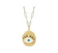 NBYGSC Evil Eye Necklace For Women and Men, Heart Evil Blue Eye Sun Necklace Evil Eye Pendant, Evil Eye Necklace Gold, Evil Eye Choker, Evil Eye Necklace For Men