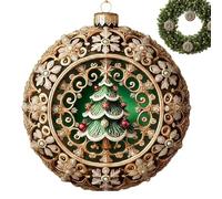 NBYGSC Fairy Christmas Tree Ornaments - 2D Acrylic Tree Decoration,Fairy Christmas Decorative Ornaments, Hangable Decor for Window, Wall, Door