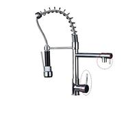 NBYGSC Faucet Swivel Double Sprayer Pull out Spring Nozzle for Sink Kitchen Mixer Tap - Chrome Plated (1PC)