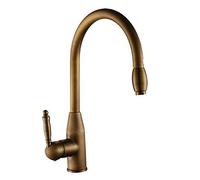NBYGSC Faucets with Pull Down Sprayer Brass Hot and Cold Sink Rotating Kitchen Faucet Telescopic Faucet-B