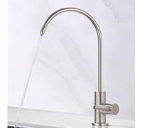 NBYGSC Filter Faucet for Kitchen Sink Swan Neck Cold Water Tap with 360° Rotat