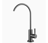 NBYGSC Filtered with Swan Neck Stainless Steel Kitchen Sink Faucet Single Handle Cooling Grey Pure Water Tap