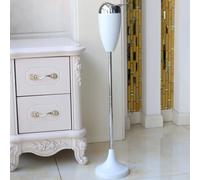 NBYGSC Floor Standing Ashtray w/Lid Adjustable 21.5" - 35" Cigarette Ash Tray Outdoor Stainless Steel Cigar Container Ashs Holder w/Weighted Base(White)