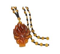 NBYGSC Fox Necklace For Women and Men, Fox Pendant Necklace Long Sweater Chain Jewelry Amulet Nine Tailed Fox Necklace Chain, Fox Girl Gold Initial Necklace, Fox Jewelry For Women, Therian Jewelry