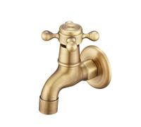 NBYGSC French Antique All-Copper Washing Machine One-in, Two-out Dual-Purpose 6-Point Fast-Opening Single Cold Short, Faucet
