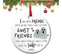 NBYGSC Friend Ornaments - Acrylic Keepsake Christmas Decor - Women Friends Party Decorations,for Coworkers Family Tree Wall Door Window Party Bedside Home Office Holiday