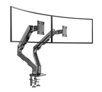 NBYGSC G55 Mechanical Spring Arm 27-34 Inch Dual Curved Screen Desktop Monitor Stand 5-16 kg Ultra Wide Monitor Stand with U Port